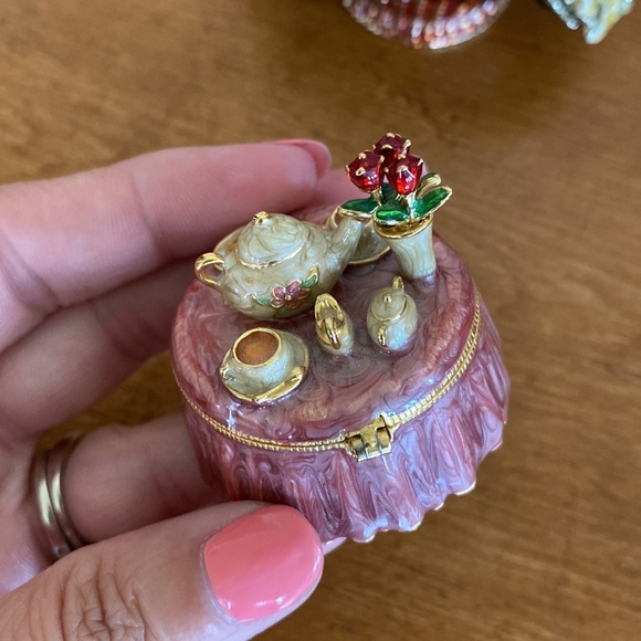 Set of two trinket boxes - Picture 3 of 10